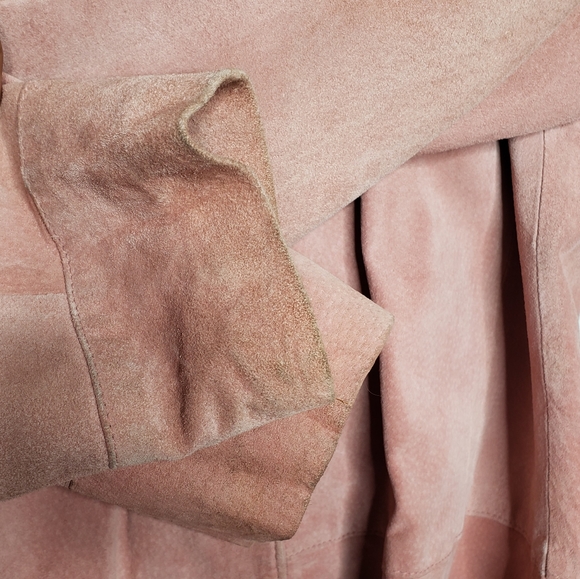 CHELSEA CAMBELL Pink Leather Jacket - Picture 6 of 7